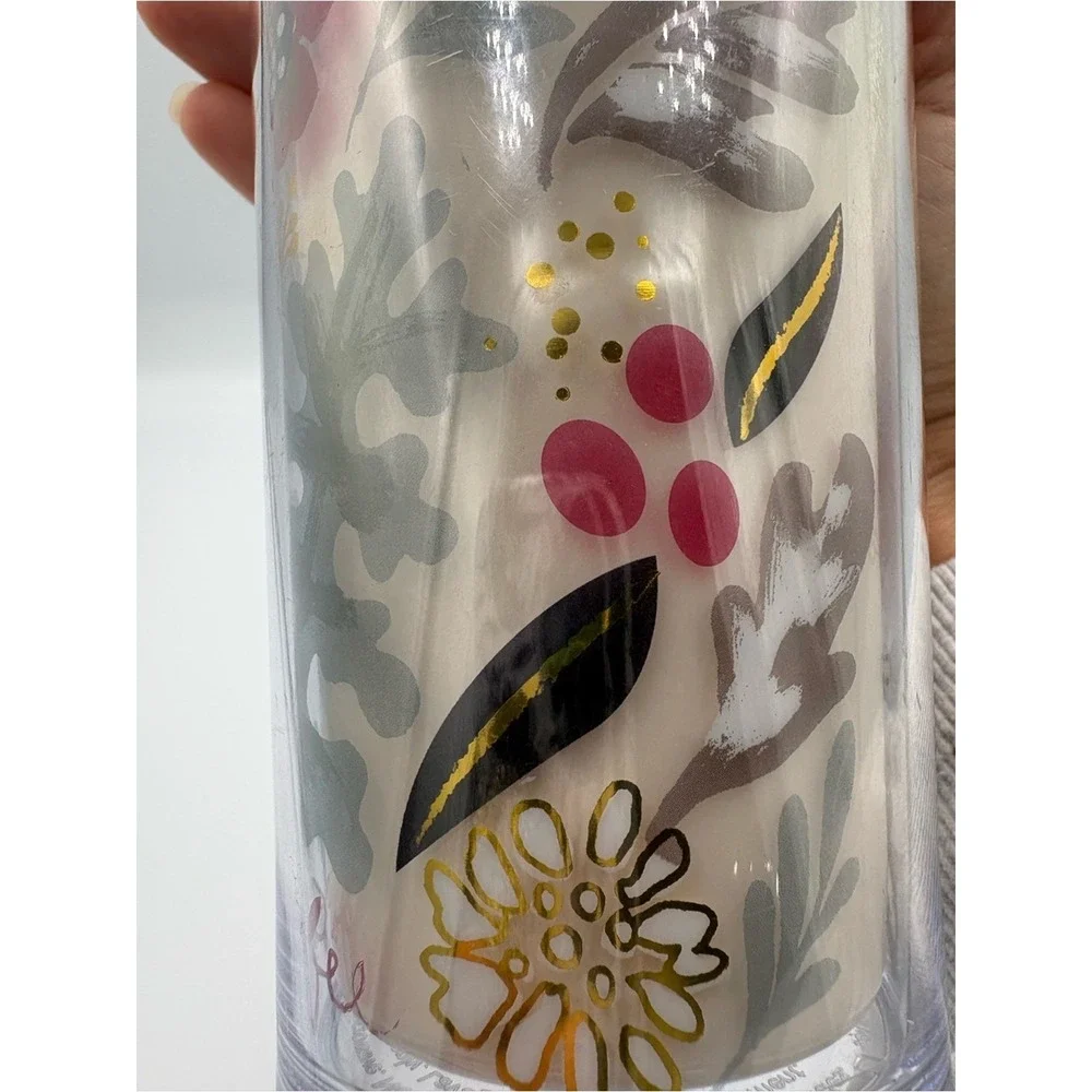 2014 Starbucks Floral Harvest Venti (24oz) Cold Cup Tumbler
